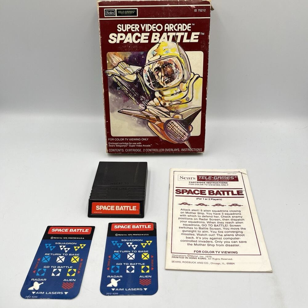 Space Battle - Intellivision CIB - Tested and Working!